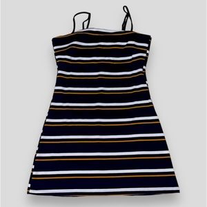 KENDALL AND KYLIE Striped Mini Dress